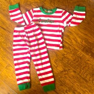 Caroline monogrammed Christmas jammies